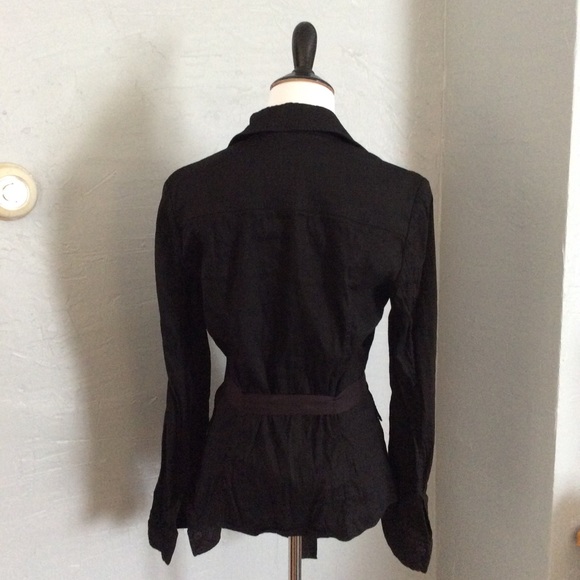 Elie Tahari linen blend jacket - Picture 3 of 8